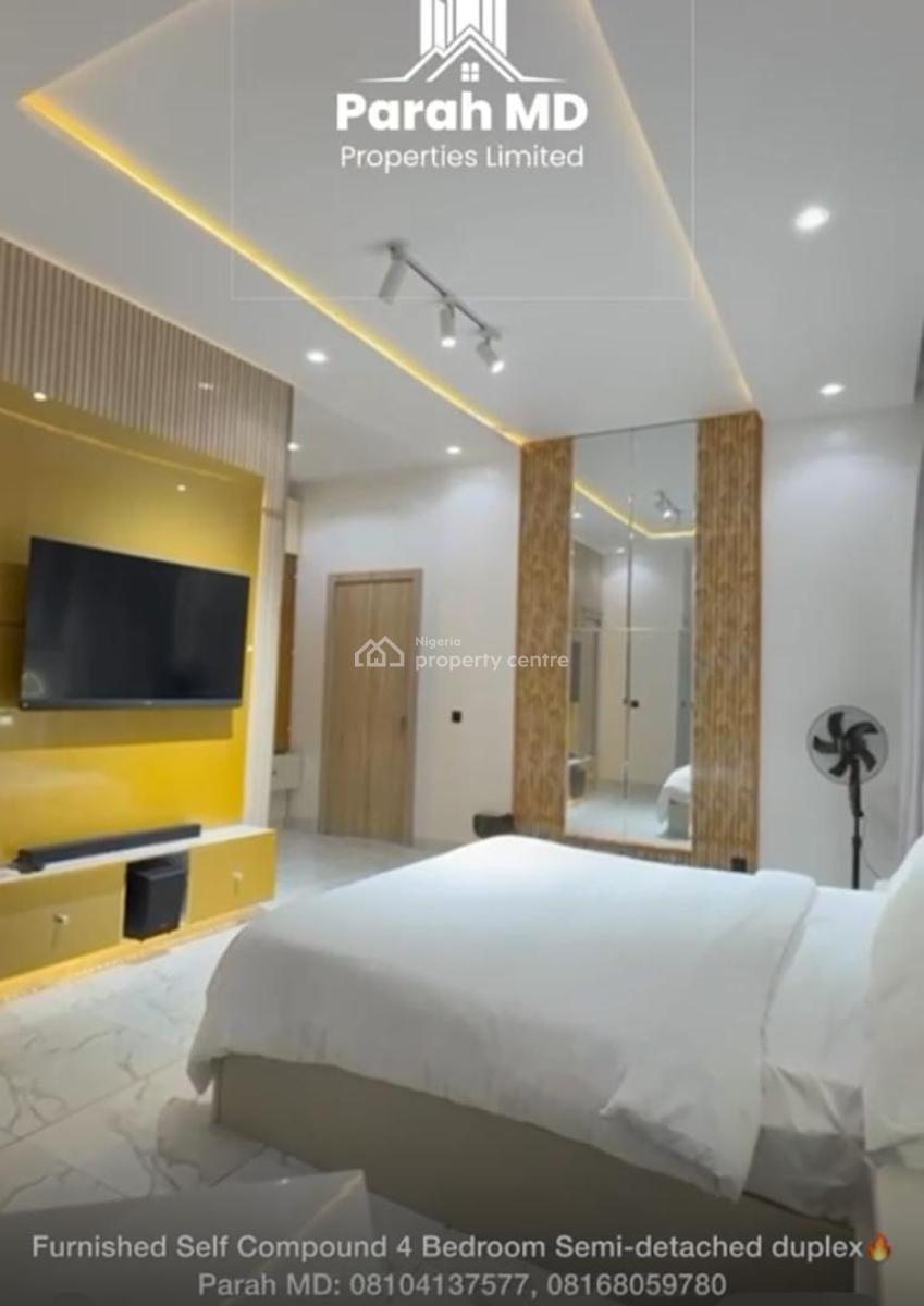 4 Bedroom Semi Detached Duplex, Ikota, Lekki, Lagos, Semi-detached Duplex for Rent