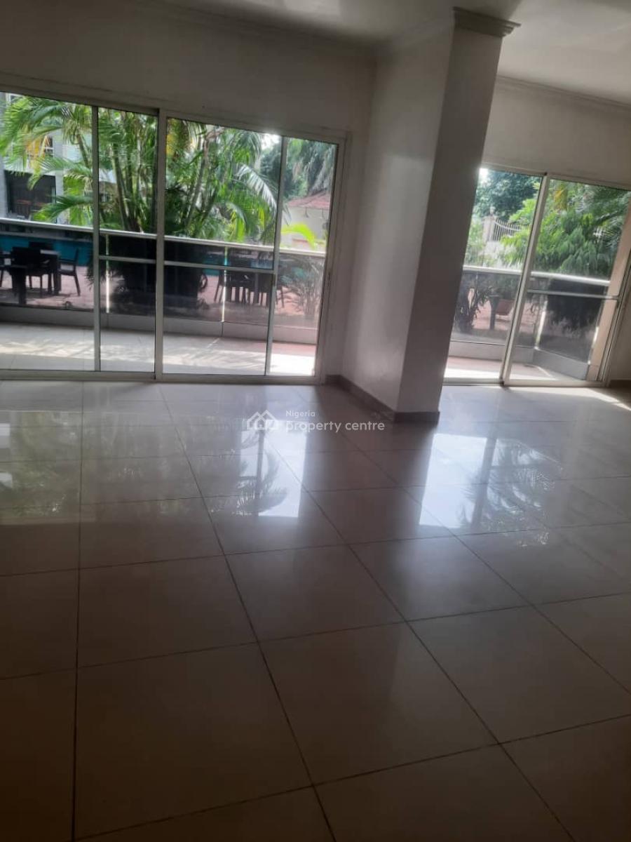 Service and Ground Floor 3bedroom Flat with Bq, Gerrard Road, Ikoyi, Lagos, Flat / Apartment for Rent