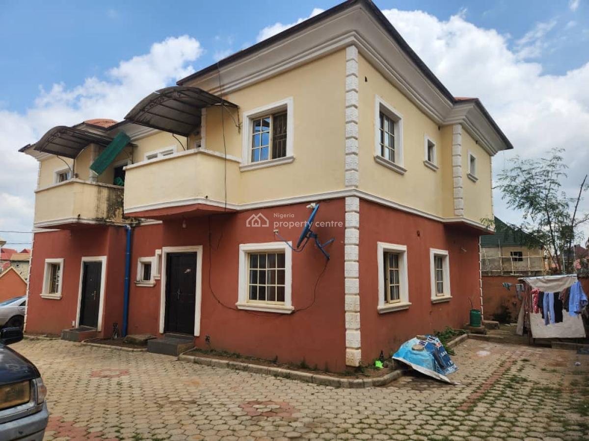 2 Unit of 4 Bedrooms Duplex at Airport Road F H a Lugbe Abuja, Lugbe, Lugbe District, Abuja, Block of Flats for Sale