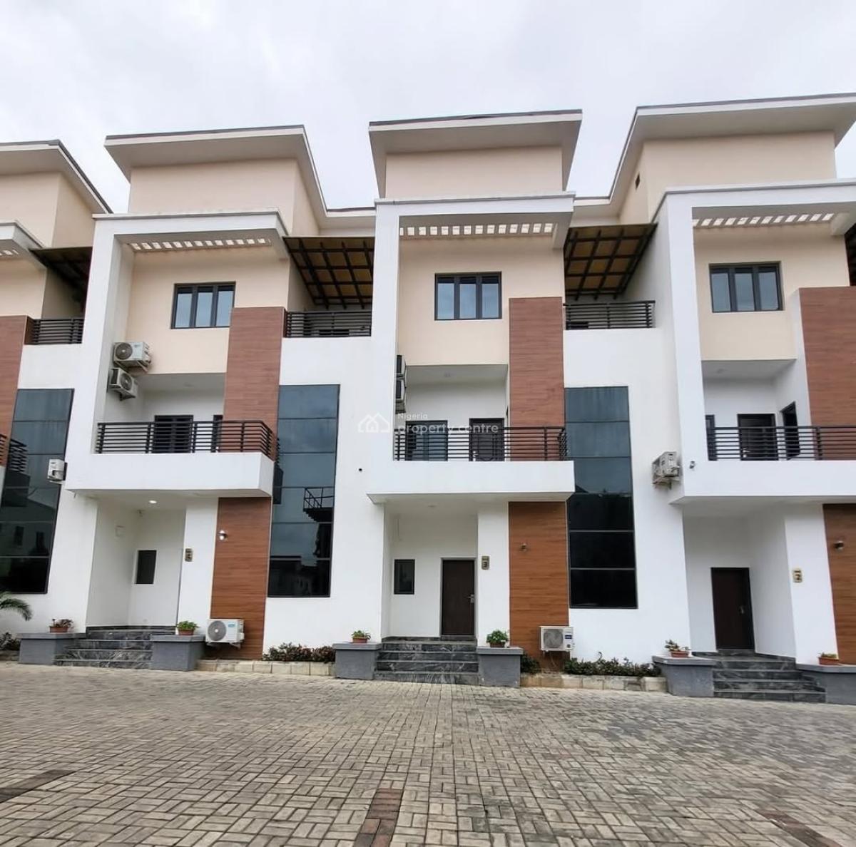 4 Bedroom Terrace Duplex with Bq, Guzape Abuja, Guzape District, Abuja, Terraced Duplex for Sale