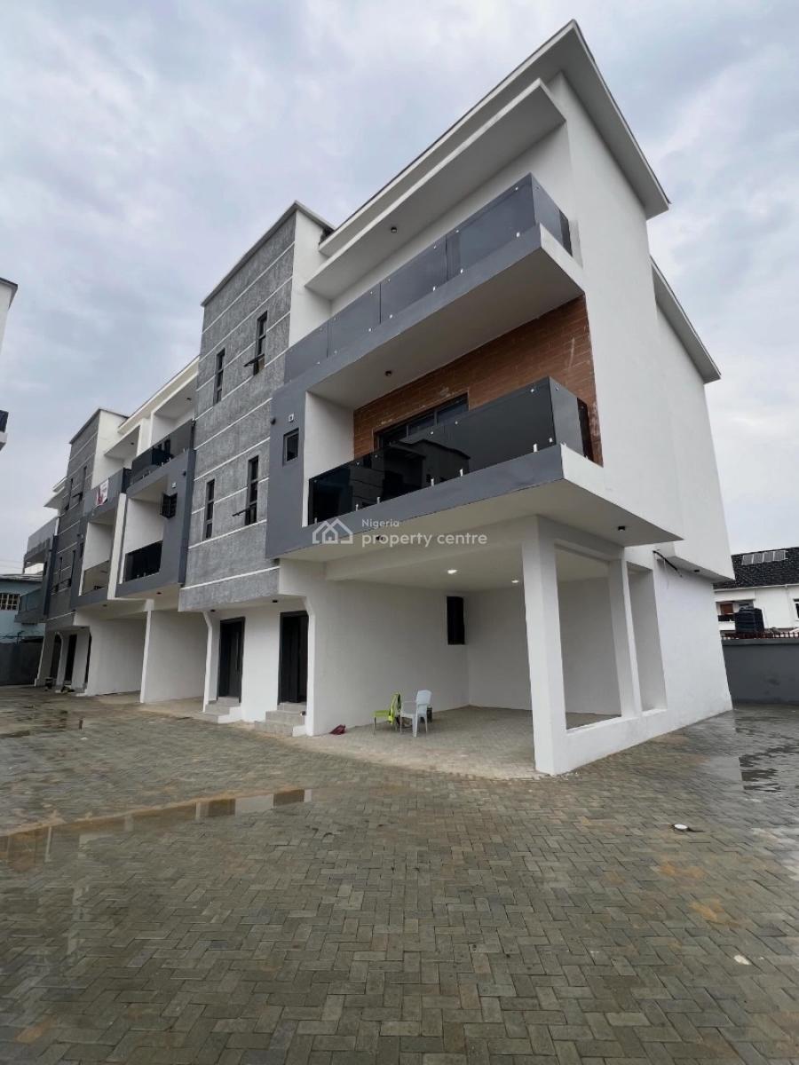 4 Bedroom Terrace Duplex with Bq, 4 Bedroom Duplex for Rent, Ologolo, Lekki, Lagos, Terraced Duplex for Rent