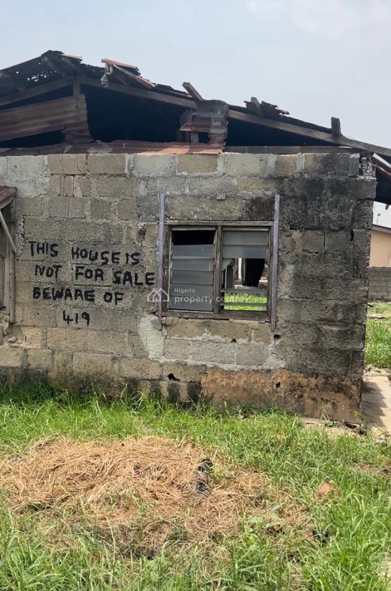 a Demolishable Structure on a Standard Half of Land Measuring  300+sqm, Oshogun, Alapere, Ketu, Lagos, Residential Land for Sale