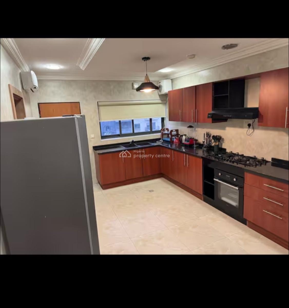 Luxury 3bedroom Fully Furnished Apartment with Swimming, Banana Island, Ikoyi, Lagos, Flat / Apartment for Rent