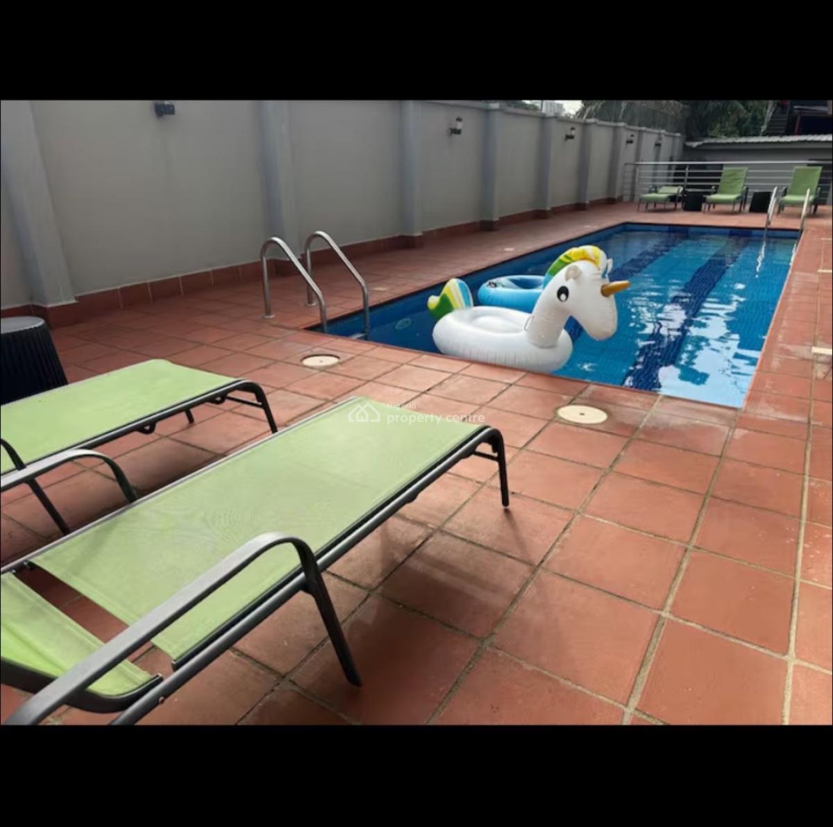 Luxury 3bedroom Fully Furnished Apartment with Swimming, Banana Island, Ikoyi, Lagos, Flat / Apartment for Rent