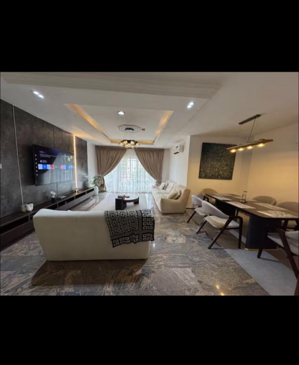 Luxury 3bedroom Fully Furnished Apartment with Swimming, Banana Island, Ikoyi, Lagos, Flat / Apartment for Rent