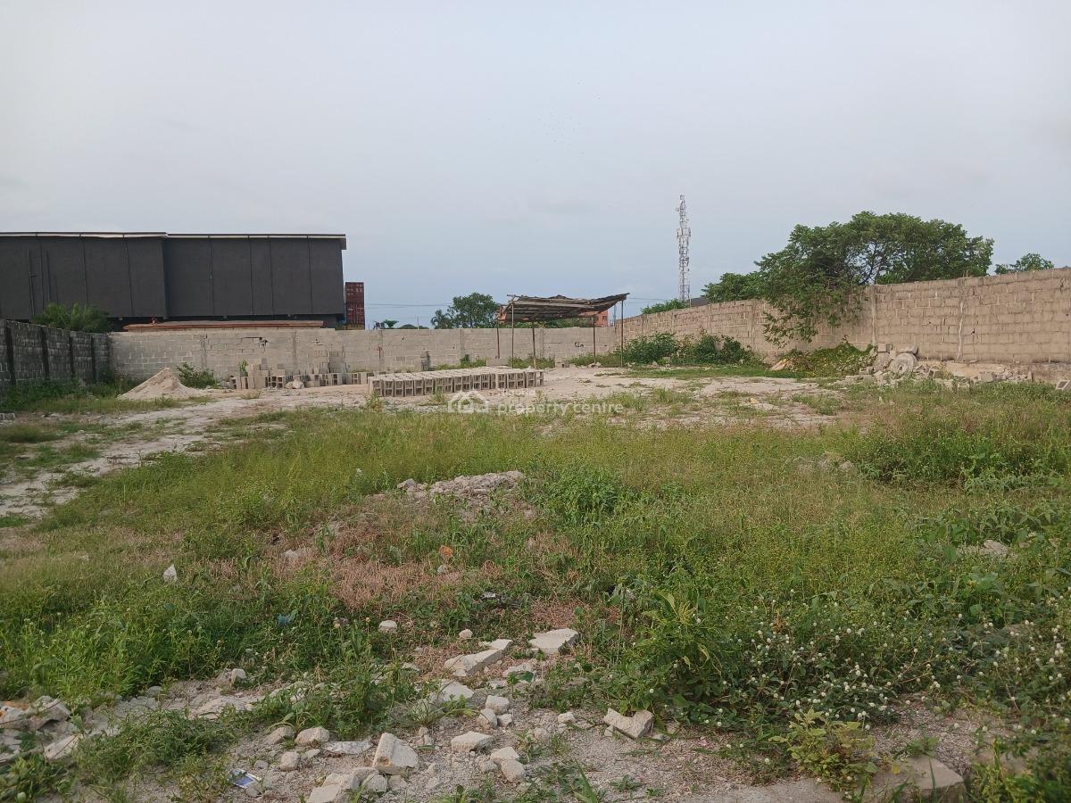 Well Fenced Land Closed to Express, Abijo G.  R. a, Abijo, Lekki, Lagos, Residential Land for Sale
