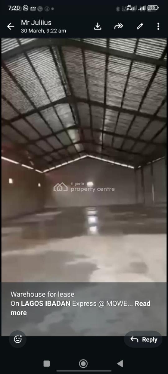 1000 Sqm Warehouse Space, Industrial Estate, Ilupeju, Lagos, Warehouse for Rent
