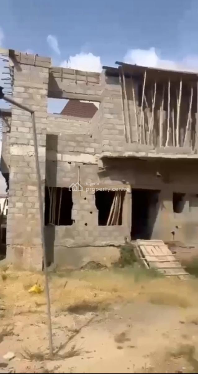 4 Bedrooms Fully Detached Duplex with Bq Carcass, Apo Nepa, Apo, Abuja, Detached Duplex for Sale