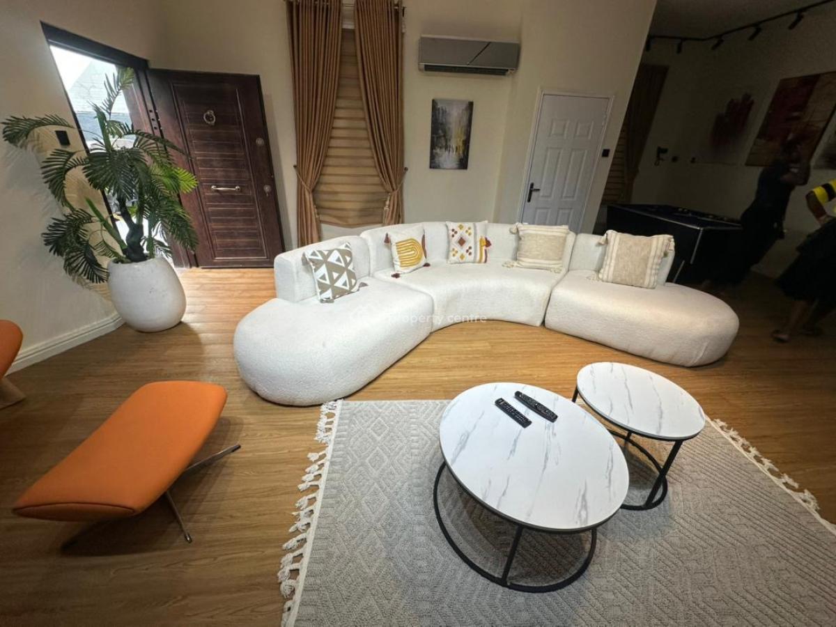 Beautiful 4 Bedroom Semi-detached Duplex with Pool & Bq, Osapa, Lekki, Lagos, House for Rent