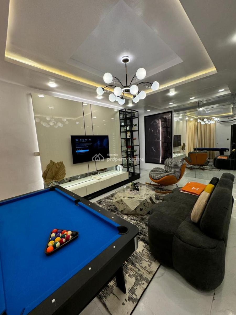 Luxury 2 Bedroom Apartment with Snooker, Gym, Pool, Speedy Internet, 24/7 Power Supply, Secured Location, Ikate, Lekki, Lagos, Flat / Apartment Short Let