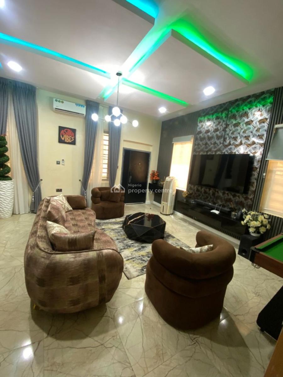 Luxurious Furnished 3 Bedroom Duplex 30kva Inverter 24hours Light, Secure Estate Harris Drive, Vgc, Lekki, Lagos, Flat / Apartment for Rent