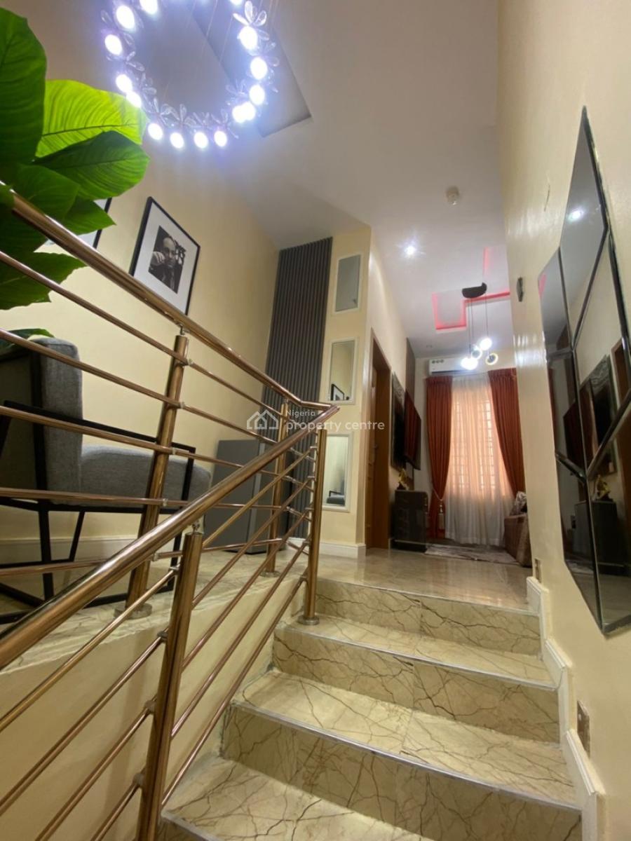 Luxurious Furnished 3 Bedroom Duplex 30kva Inverter 24hours Light, Secure Estate Harris Drive, Vgc, Lekki, Lagos, Flat / Apartment for Rent