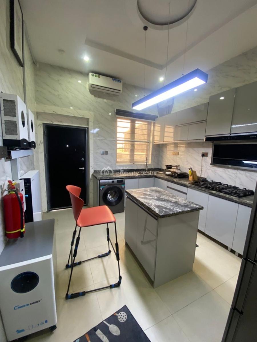 Luxurious Furnished 3 Bedroom Duplex 30kva Inverter 24hours Light, Secure Estate Harris Drive, Vgc, Lekki, Lagos, Flat / Apartment for Rent