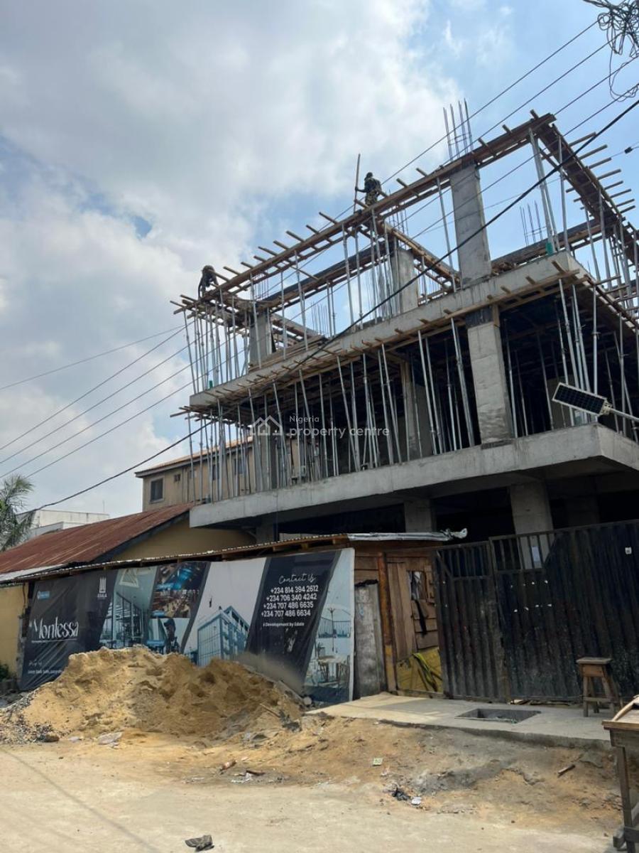 High Yield 1 Bedroom Apartment Investment with Gym & Co-working Space, Modern Apartment Project in One of The Lagos Busiest Rental Hub, Sabo, Yaba, Lagos, Block of Flats for Sale