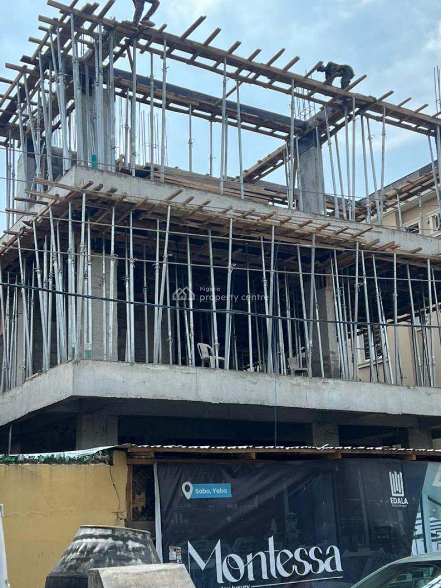 High Yield 1 Bedroom Apartment Investment with Gym & Co-working Space, Modern Apartment Project in One of The Lagos Busiest Rental Hub, Sabo, Yaba, Lagos, Block of Flats for Sale