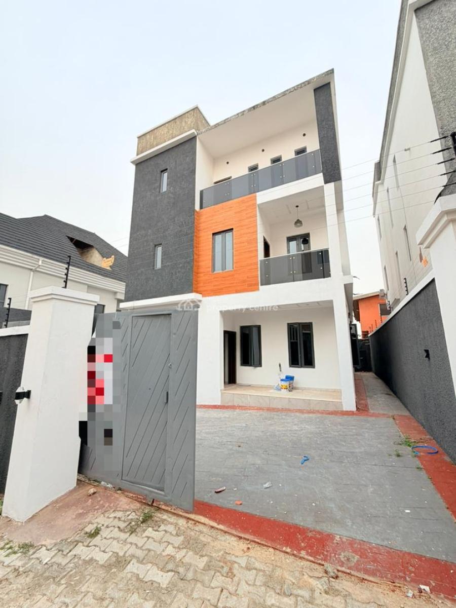 Newly Built 5 Bedroom Fully Detached Duplex with a Bq and Study, Stunning Detailed Home with Bq in a Secured Estate, Gra Phase 2, Magodo, Lagos, Detached Duplex for Sale