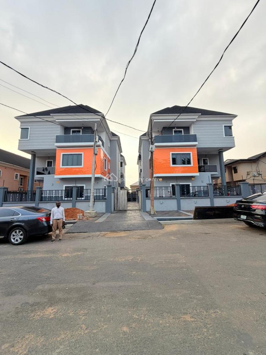 Magnificently Built 5 Bedroom Fully Detached Duplex with a Room Bq, Beautifully Designed Home with Study, Bq in a Secured Estate, Gra Phase 2, Magodo, Lagos, Detached Duplex for Sale