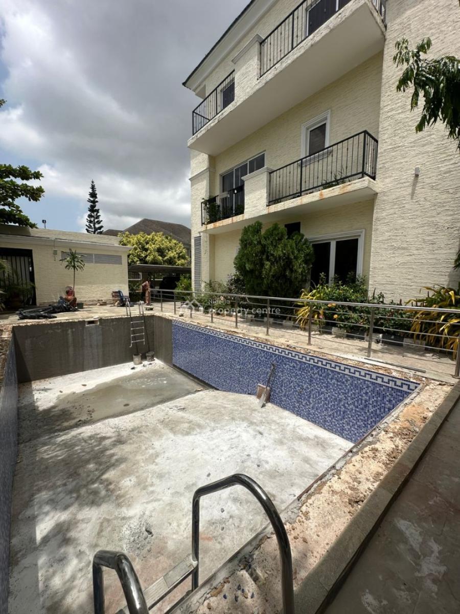 Well-maintained & Spacious 4-bedroom Terrace with Bq, Banana Island, Ikoyi, Lagos, Terraced Duplex for Rent