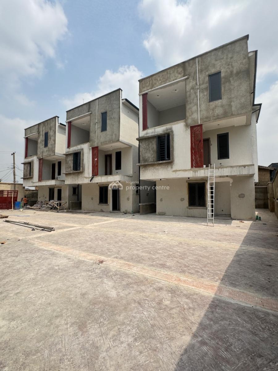 Luxurious 4 Bedroom Fully Detached Duplex with Bq, Ikeja, Ogba, Ikeja, Lagos, Terraced Duplex for Sale