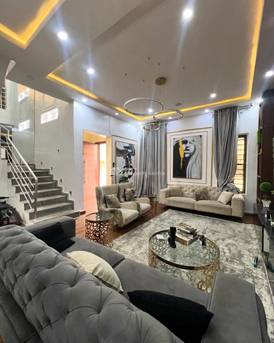 Furnished 4bedroom Semi Detached Duplex, Chevron, Lekki, Lagos, Semi-detached Duplex for Rent