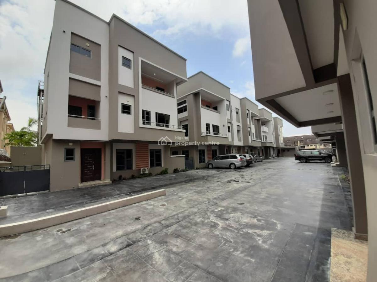 Serviced with 24/7 Power Supply 5 Bedroom En-suite Semi-detached Duple, Oniru, Victoria Island (vi), Lagos, Semi-detached Duplex for Rent