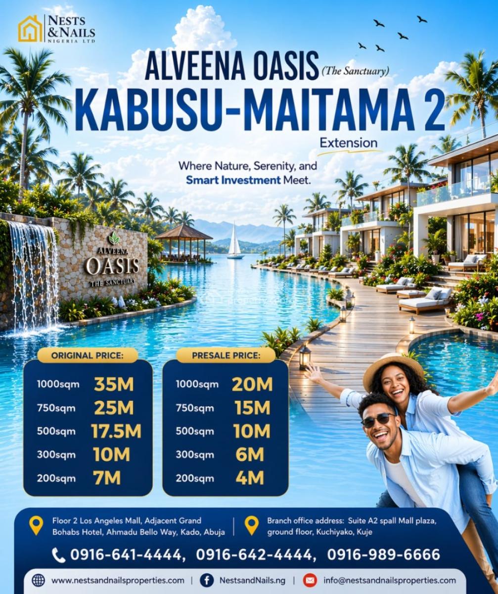 Alveena Oasis Estate Land, Via Mpape, Kabusu - Maitama 2 Extension, Maitama 2, Maitama District, Abuja, Residential Land for Sale