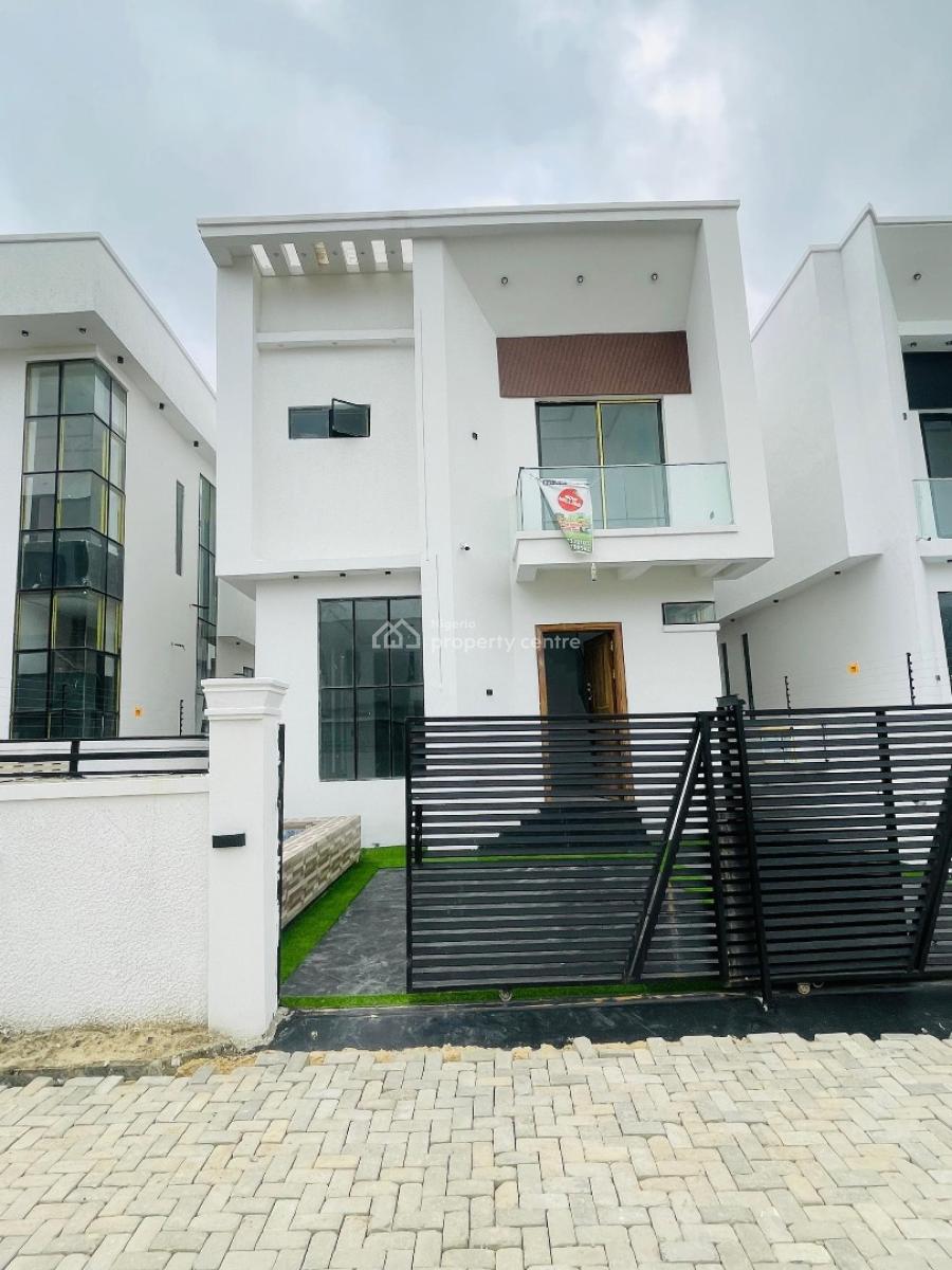 4 Bedroom Fully Detached Duplex with Bq, Chevron, Lekki, Lagos, Detached Duplex for Sale