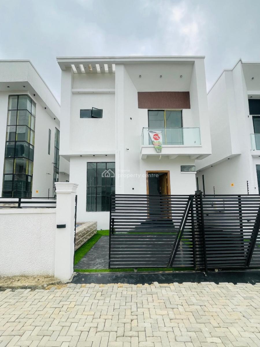 4 Bedroom Fully Detached Duplex with Bq, Chevron, Lekki, Lagos, Detached Duplex for Sale