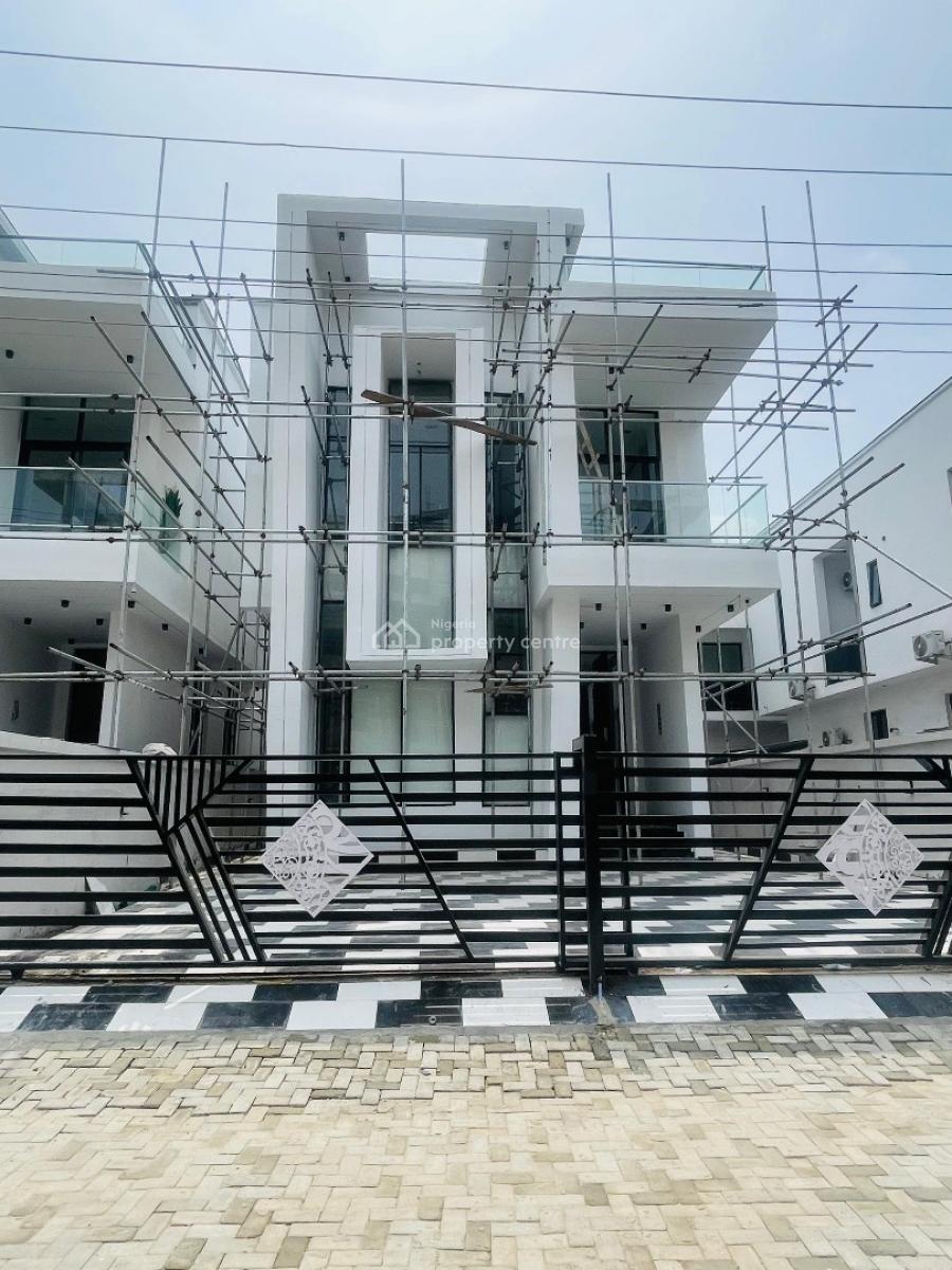 Luxuriously Built 5 Bedroom Detached Duplex Plus Bq & a Study Room, Chevron, Lekki, Lagos, Detached Duplex for Sale