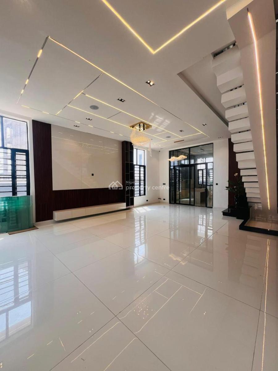 Luxuriously Built 5 Bedroom Detached Duplex Plus Bq & a Study Room, Chevron, Lekki, Lagos, Detached Duplex for Sale