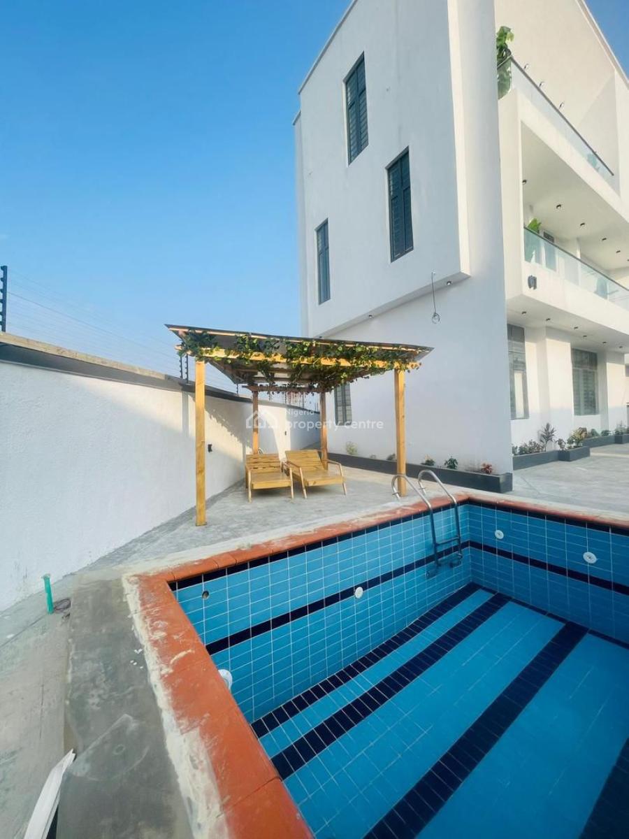Pristine 5 Bedroom Fully Detached with Bq and Smart Home in a Serene, Chevron, Lekki, Lagos, Detached Duplex for Sale