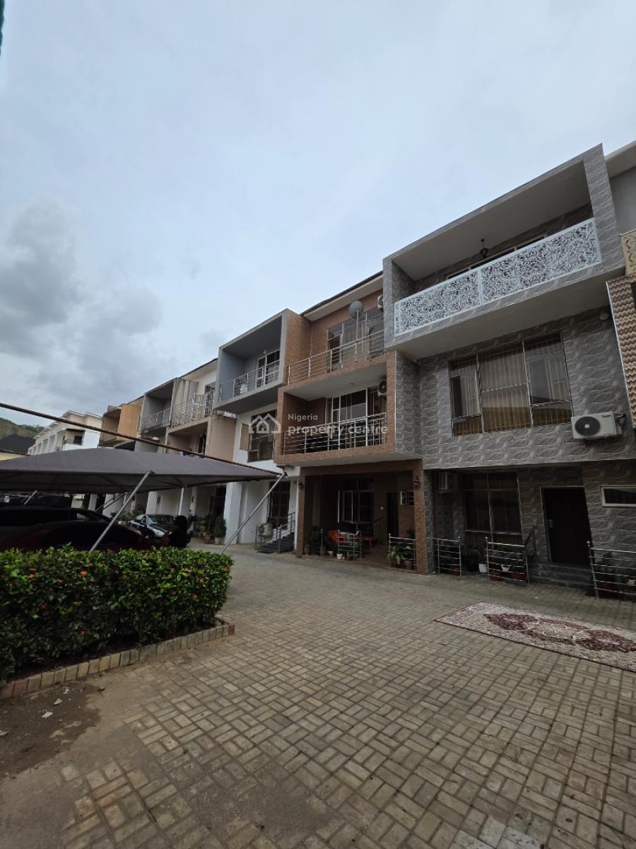 Affordable 4 Bedroom Terrace Duplex with Bq, Guzape District, Abuja, Terraced Duplex for Sale