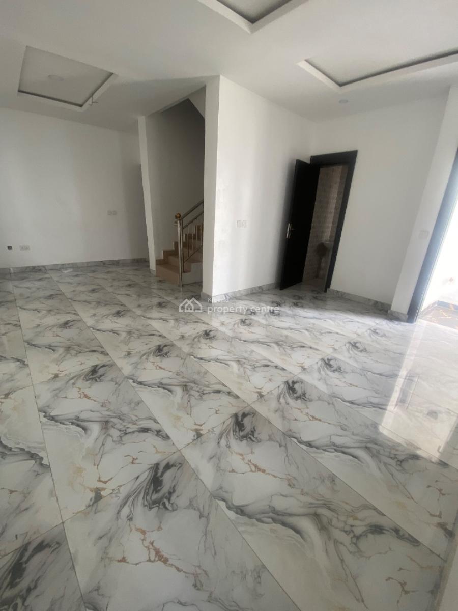3 Bed Townhouse Duplex on 2 Floors, Mobil Road  Before Under Bridge, Ajah, Lagos, Terraced Duplex for Sale