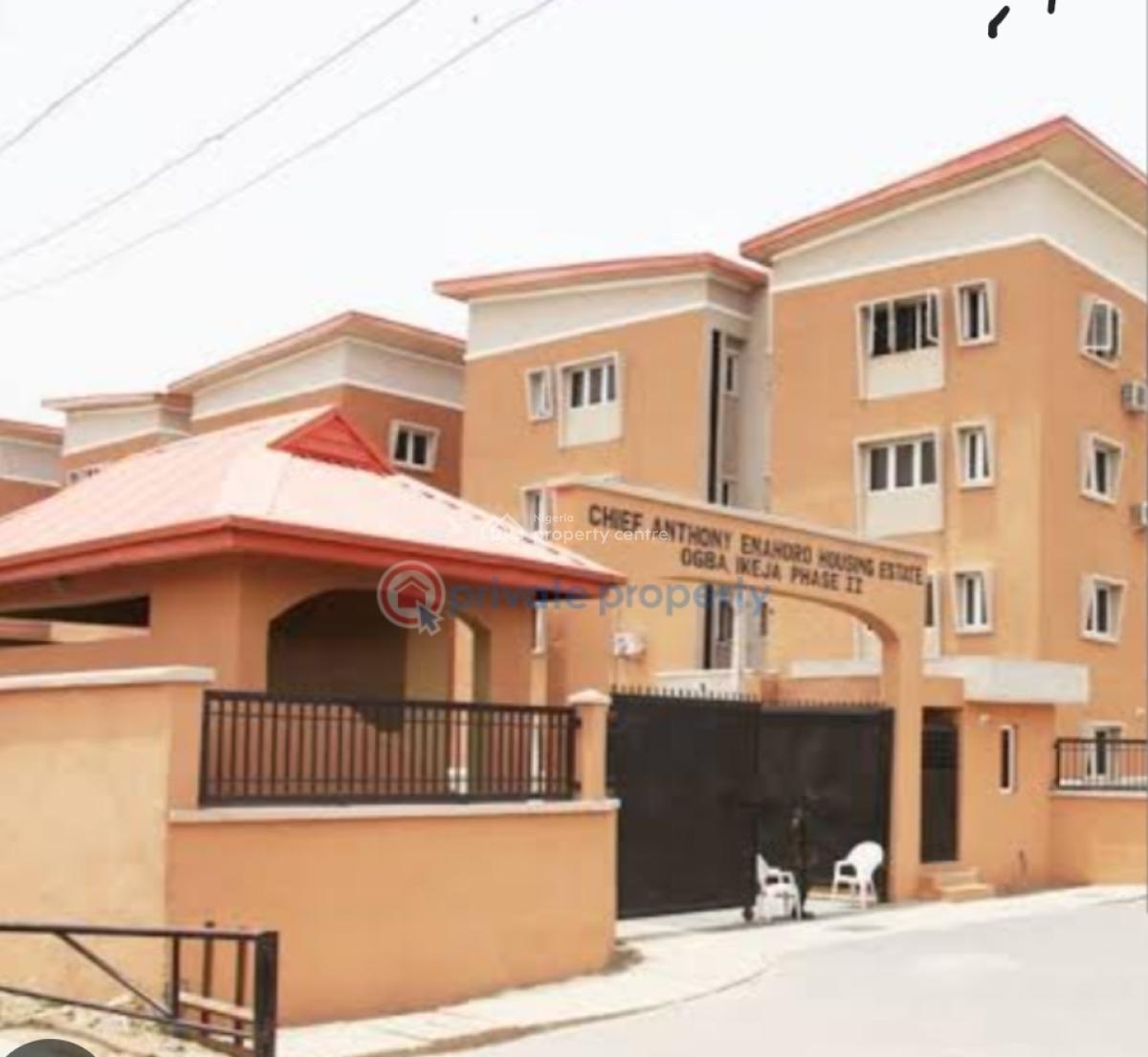 Executive 3 Bedroom Flat in a Prime Estate, Ogba, Ikeja, Lagos, House for Sale