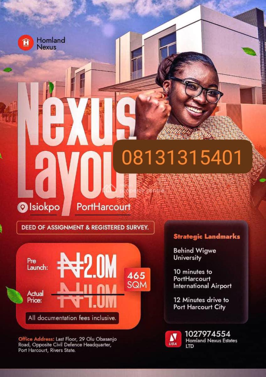 Plots of Affordable Lands, Isiokpo,close to Wigwe University, Ikwerre, Rivers, Mixed-use Land for Sale