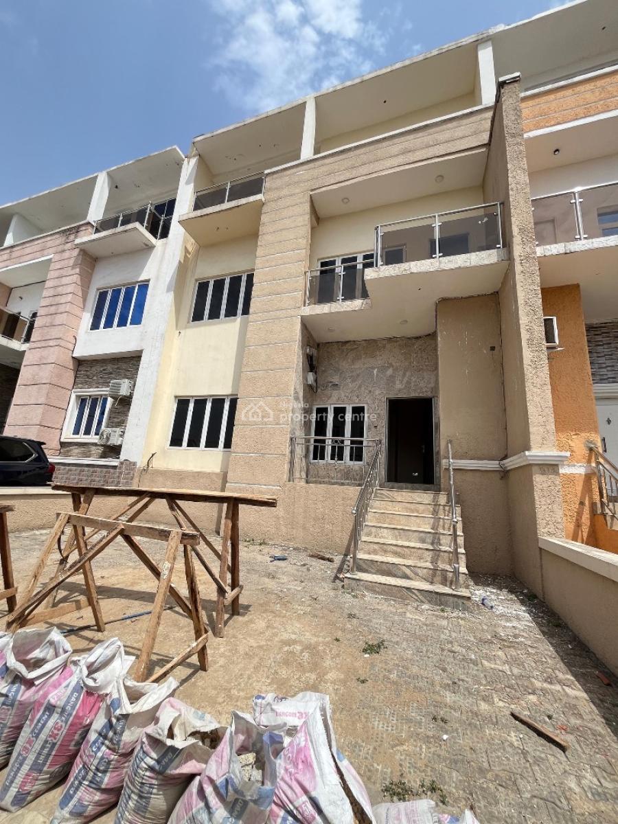 4 Bedroom Terrace with Bq, Wuye, Abuja, Terraced Duplex for Sale