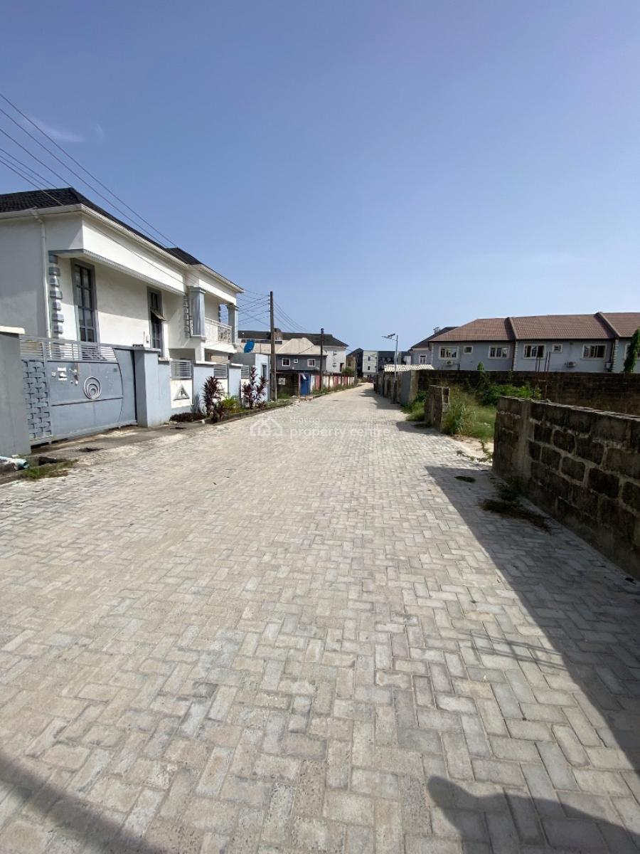 Corner Piece 412sqm  Land Sand Filled, Peninsula Gardens Estate, Sangotedo, Ajah, Lagos, Residential Land for Sale
