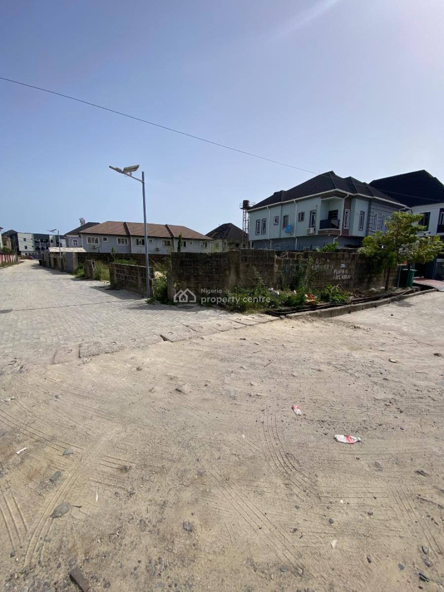 Corner Piece 412sqm  Land Sand Filled, Peninsula Gardens Estate, Sangotedo, Ajah, Lagos, Residential Land for Sale