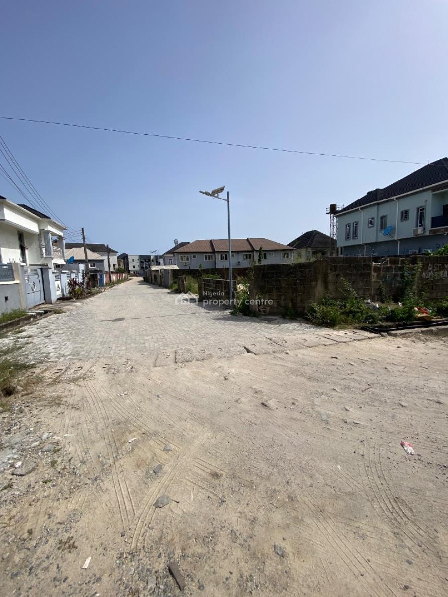 Corner Piece 412sqm  Land Sand Filled, Peninsula Gardens Estate, Sangotedo, Ajah, Lagos, Residential Land for Sale