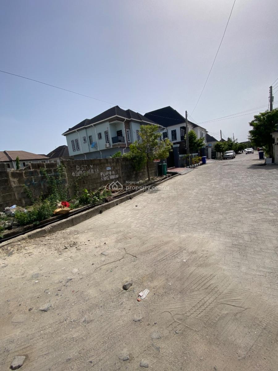Corner Piece 412sqm  Land Sand Filled, Peninsula Gardens Estate, Sangotedo, Ajah, Lagos, Residential Land for Sale