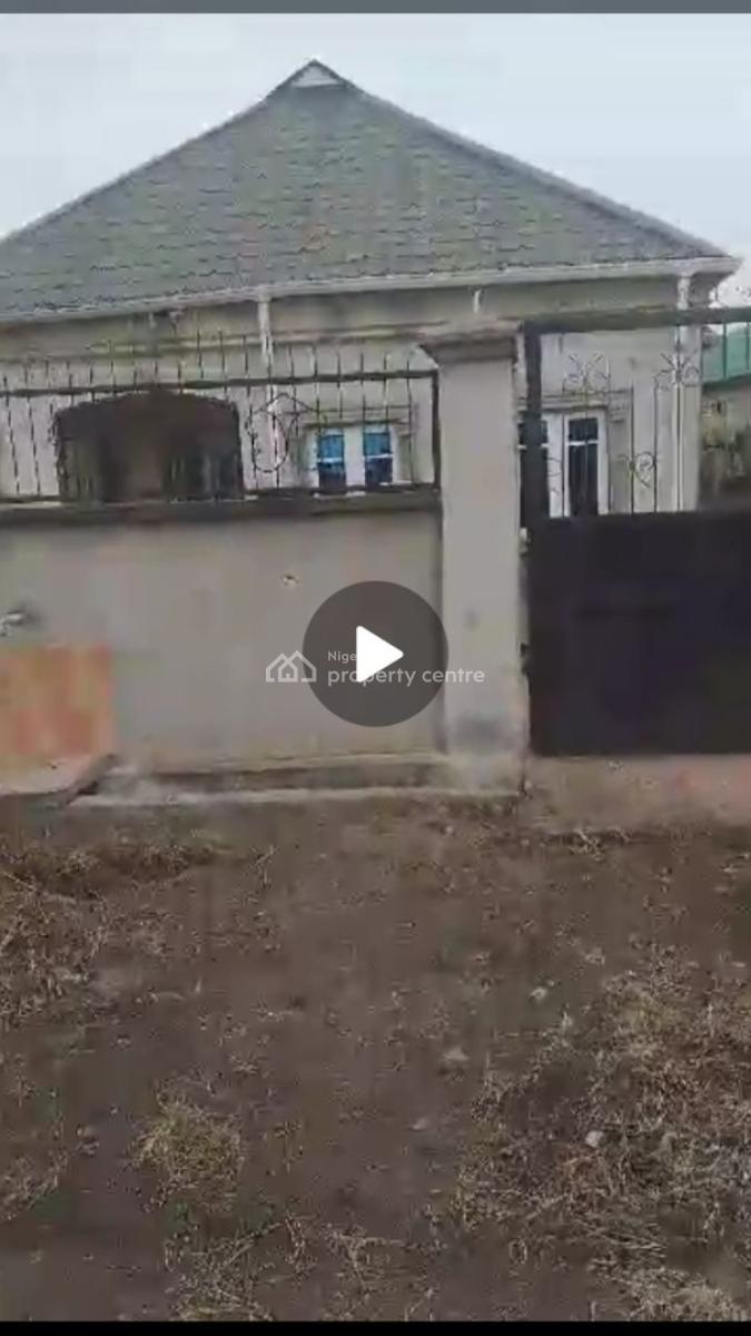 a Bungalow of 3 Bedroom Flat and a Room Self-contained, Olomowewe Area of  Arolambo, Olomowewe Via Giwa Oke-aro, Ifo, Ogun, Detached Bungalow for Sale