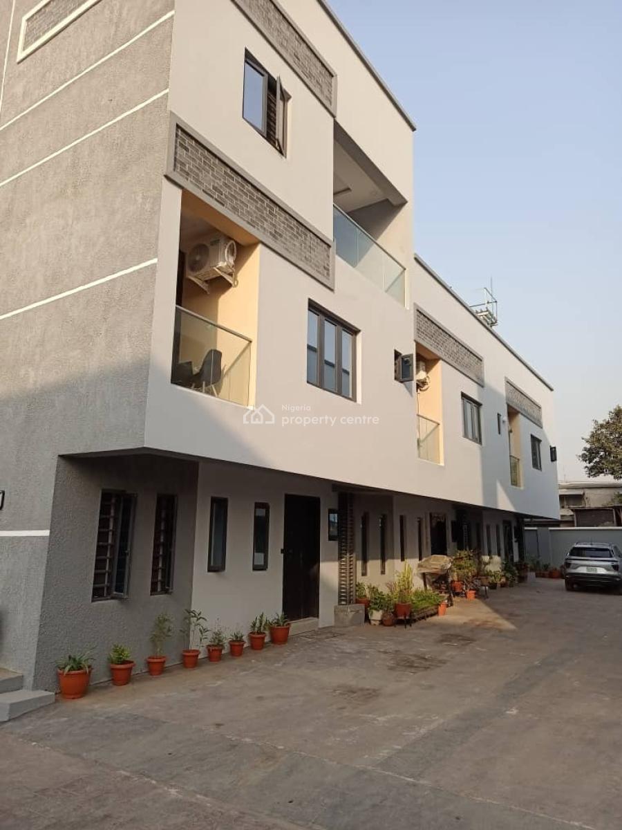 Newly Built 4 Bedroom Terrace Duplex with Bq, Off Coker Road, Ilupeju, Lagos, Terraced Duplex for Sale