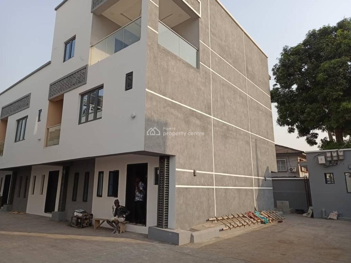 Newly Built 4 Bedroom Terrace Duplex with Bq, Off Coker Road, Ilupeju, Lagos, Terraced Duplex for Sale