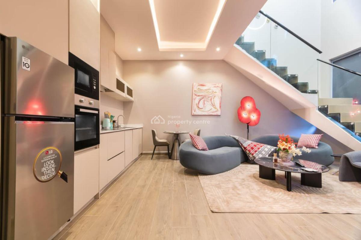 Classically Designed 1bedroom Loft with Pool, Balcony & Parking Space, 24/7 Power, Speedy Internet, Modern Decor, Comfortable Stay, Lekki, Lagos, Flat / Apartment Short Let