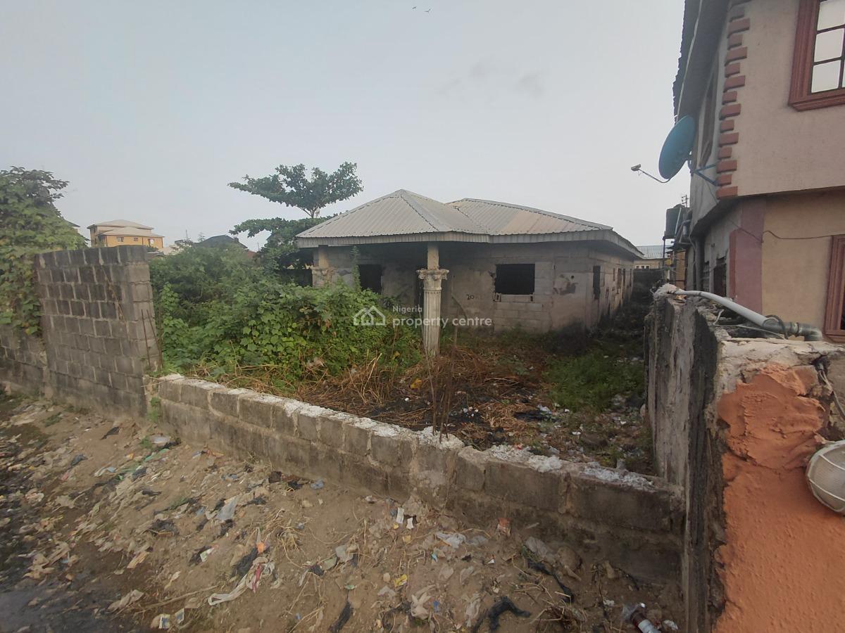 Uncompleted Building in The Heart of Ketu, Fehintolu Street, Ketu, Lagos, House for Sale