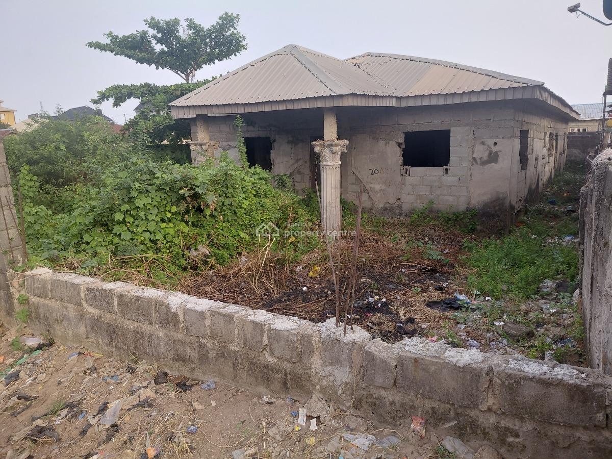 Uncompleted Building in The Heart of Ketu, Fehintolu Street, Ketu, Lagos, House for Sale