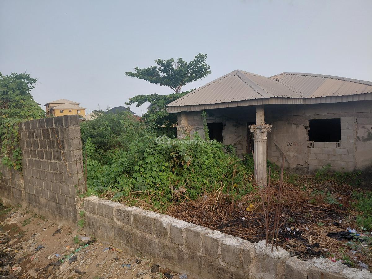 Uncompleted Building in The Heart of Ketu, Fehintolu Street, Ketu, Lagos, House for Sale