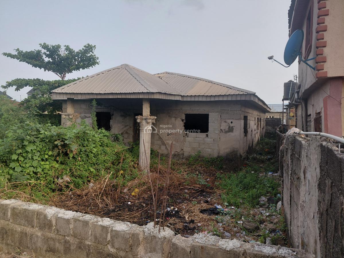 Uncompleted Building in The Heart of Ketu, Fehintolu Street, Ketu, Lagos, House for Sale