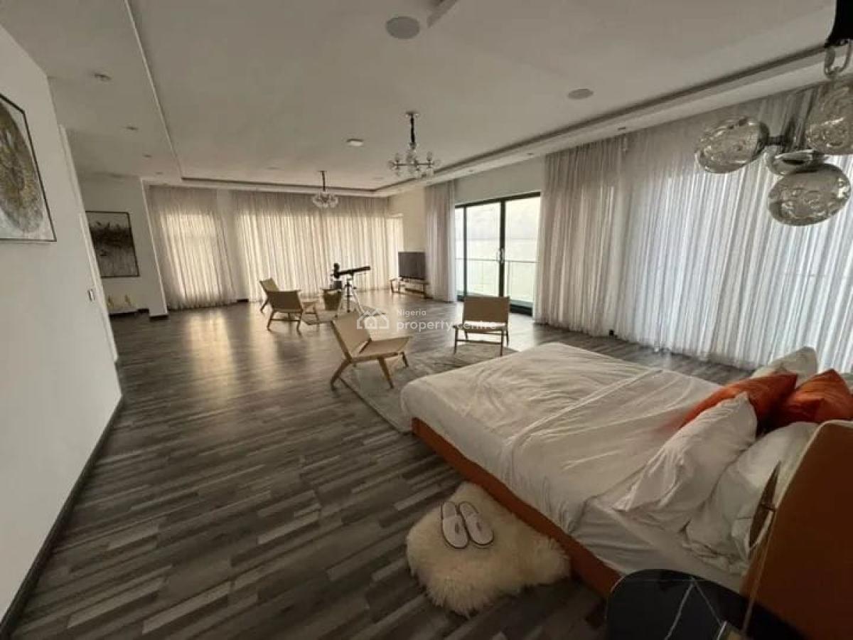 Massive Luxury 5 Bedrooms Detached House with 2 Rooms Bq Built on a Wa, Enough Parking Space for Your Luxirious Cars + on 1000sqm of Land, Banana Island, Ikoyi, Lagos, Detached Duplex for Sale