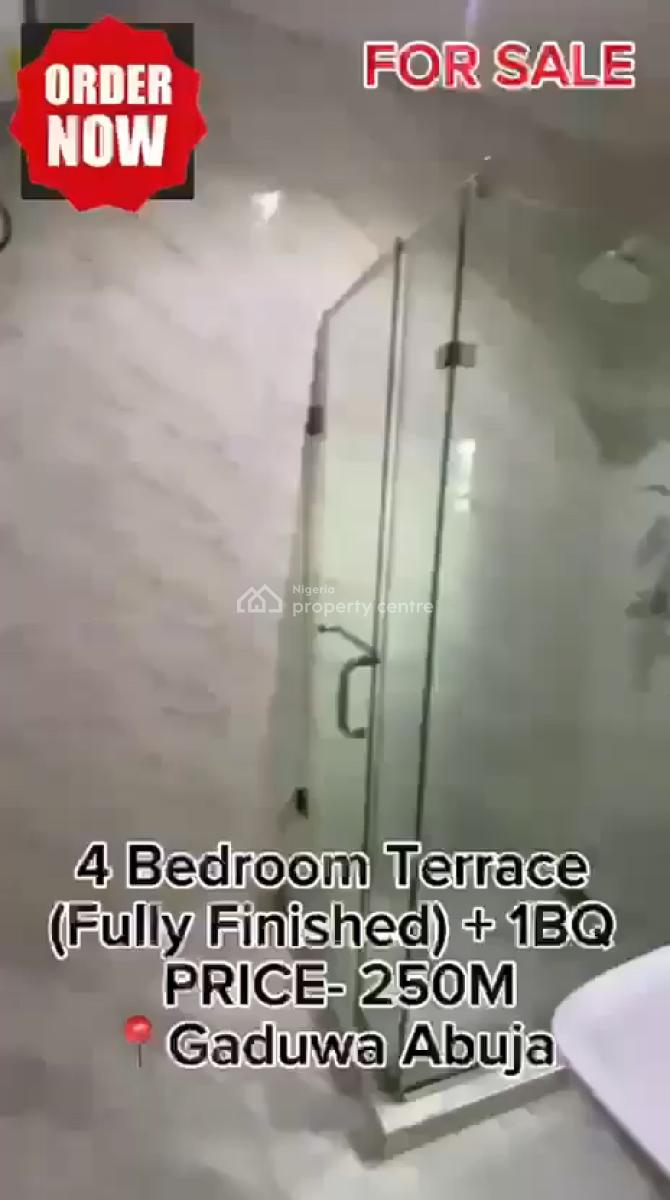 Luxury 4 Bedroom Terrace Duplex, Gaduwa Estate, Gaduwa, Abuja, Terraced Duplex for Sale